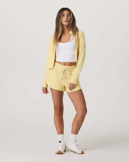 Women's Halo Performance Short 2.0 Lemon Snap Heather | Vuori outlet