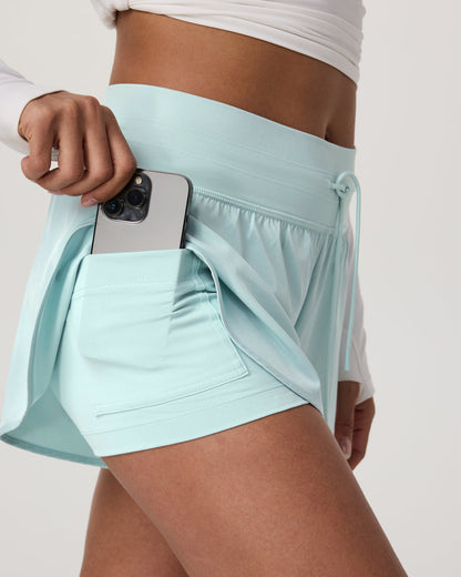 Daily Speed Short 2.5" Women's Spearmint Fitness Shorts | Vuori online