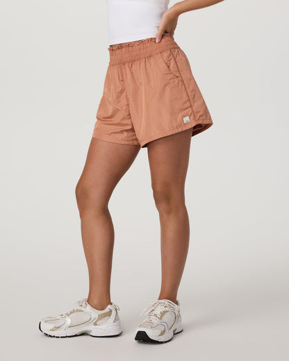 Dash Elevate Short Women's Desert Peach Fitness Shorts | Vuori discount