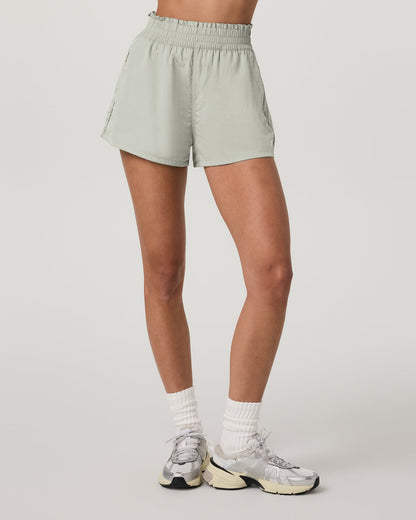 Dash Elevate Short Women's Talc Fitness Shorts | Vuori shop