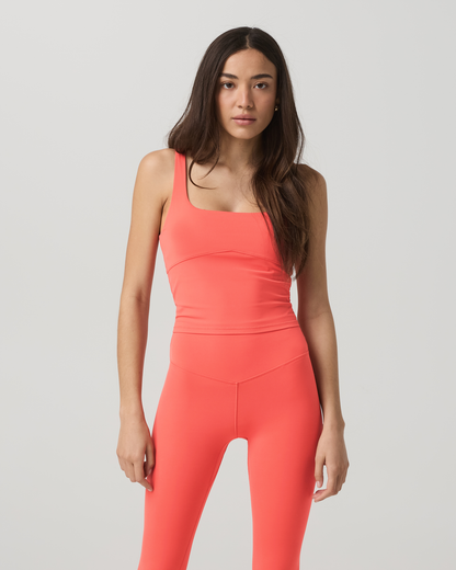 Vuori AllTheForm™ Support Tank Women's Bright Coral Top | Vuori for sale