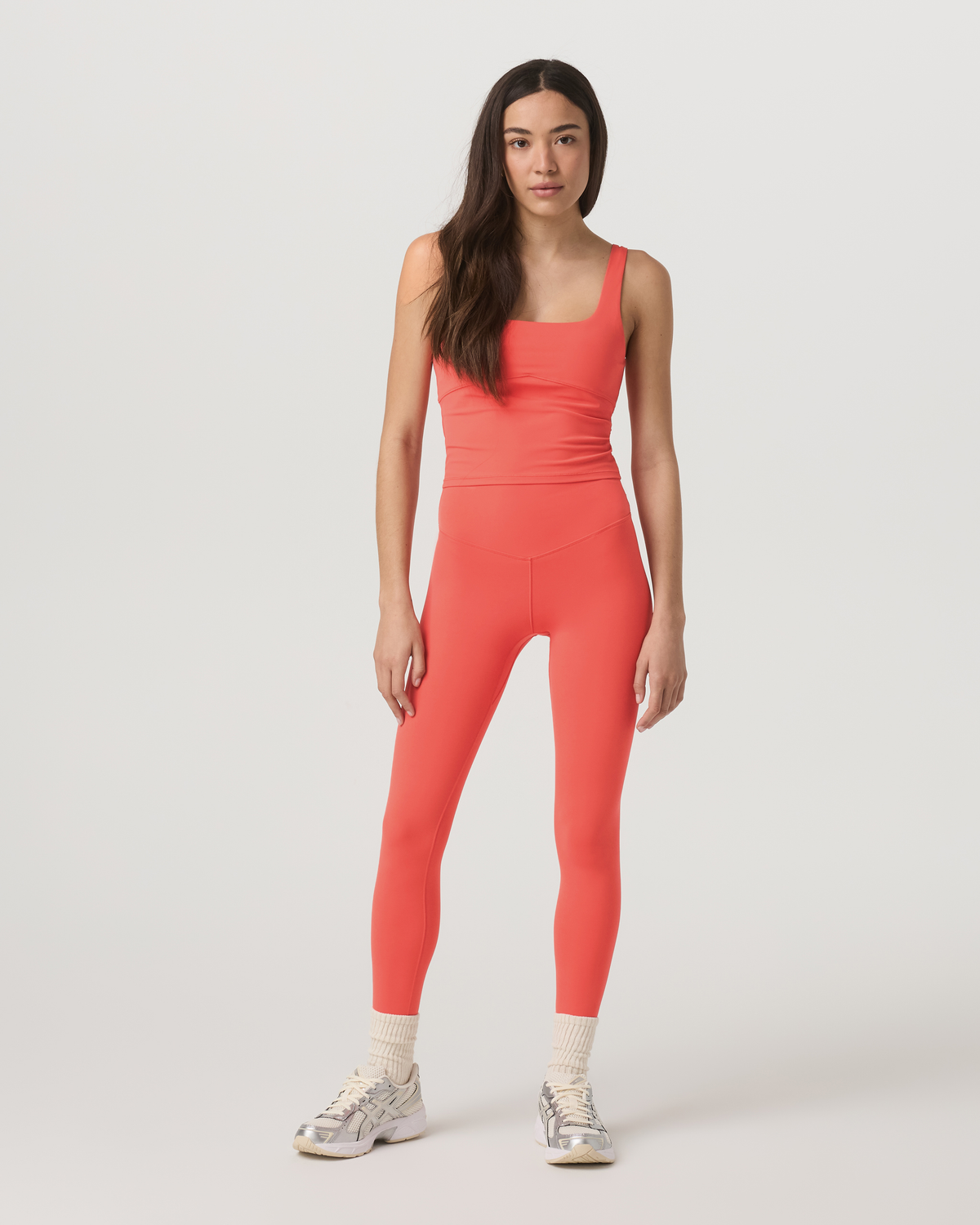 Vuori AllTheForm™ Support Tank Women's Bright Coral Top | Vuori for sale