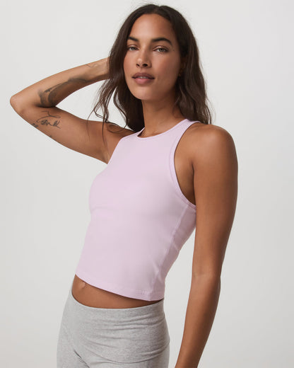 Pose Plyo Tank Women's Lilac Breeze Supportive Tank Top | Vuori shop