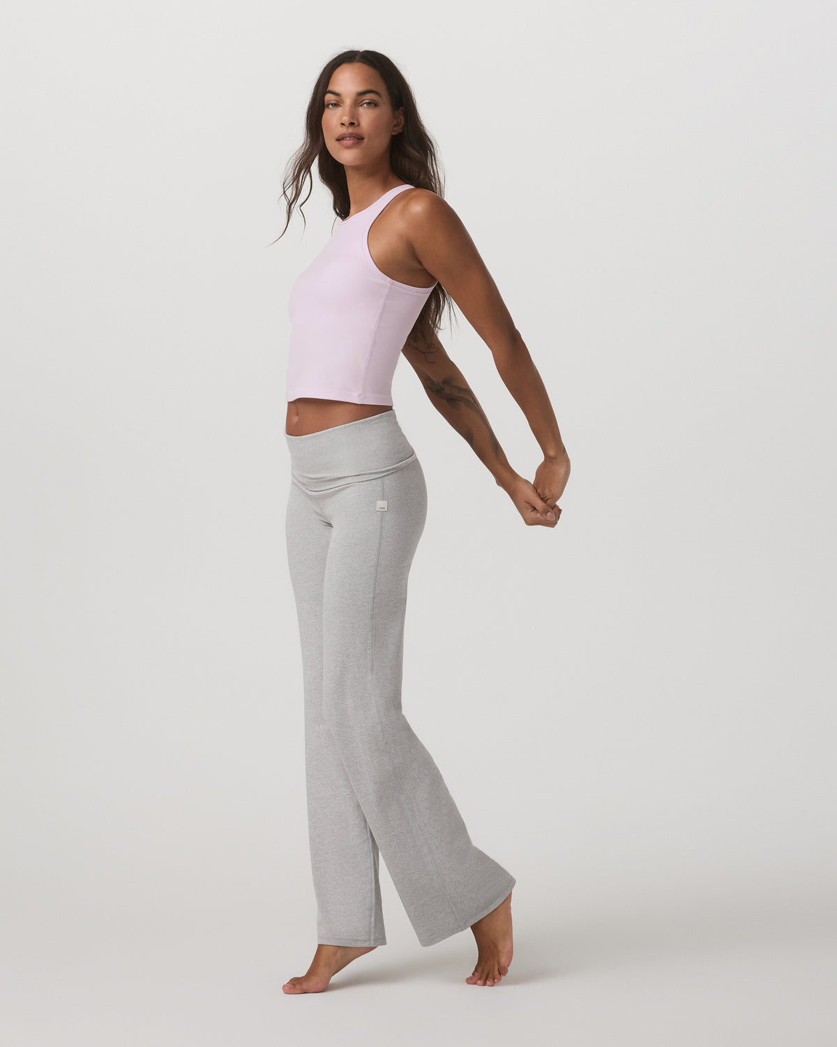 Pose Plyo Tank Women's Lilac Breeze Supportive Tank Top | Vuori shop