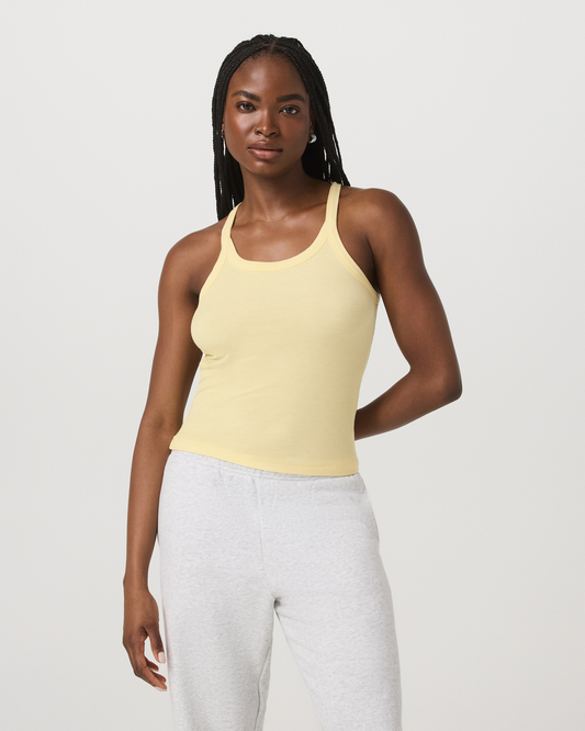 Cove Layering Tank Women's Lemon Snap Heather Tank Top | Vuori onsale