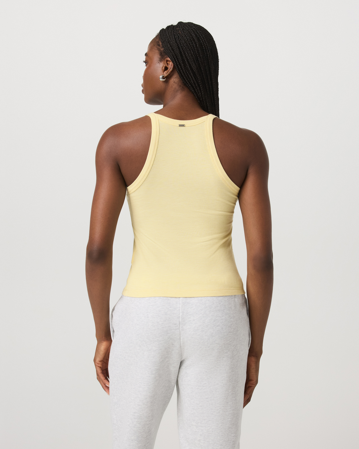 Cove Layering Tank Women's Lemon Snap Heather Tank Top | Vuori onsale