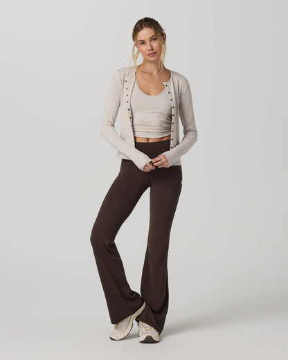 Pose Twin Tank Women's Ecru Heather Tank Top | Vuori shop
