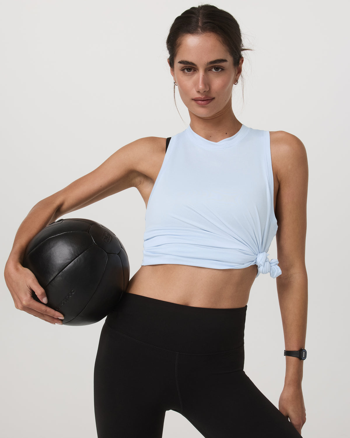 Energy Top - Long Women's Soft Sky Heather Tank Top | Vuori online