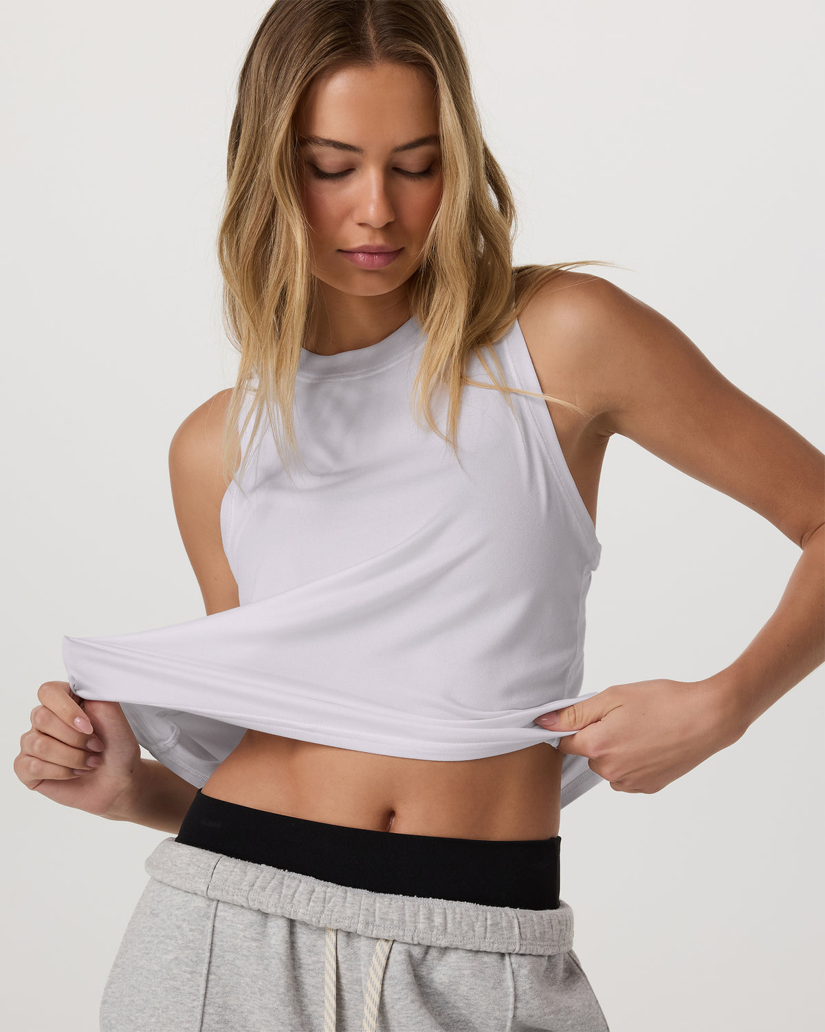 Energy Top Women's White Athletic Tank Top | Vuori for sale