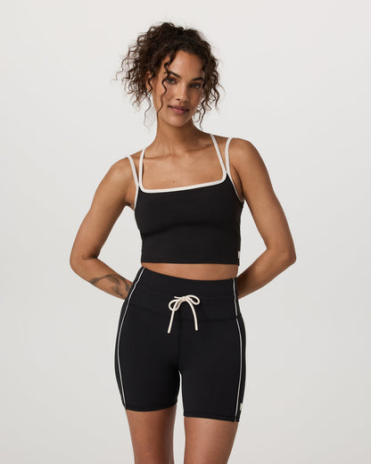 Daily Layered Tank Women's Black Performance Top | Vuori shop