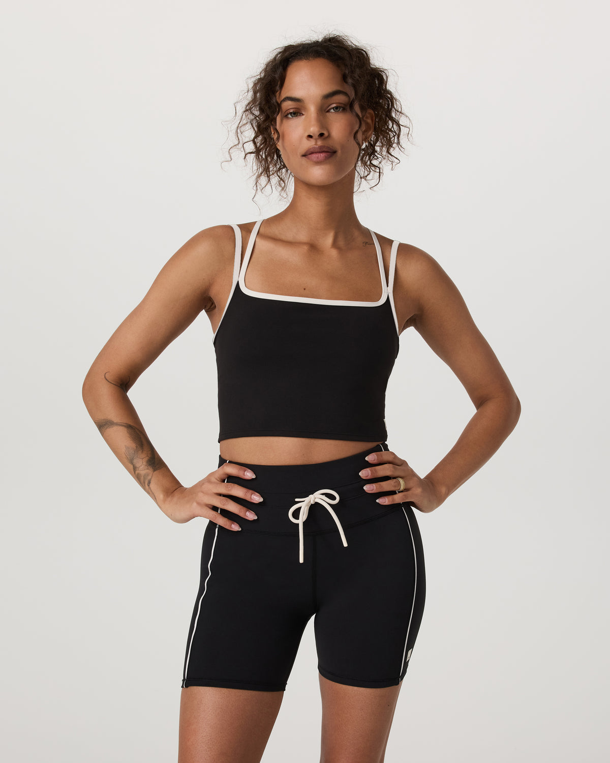 Daily Layered Tank Women's Black Performance Top | Vuori shop
