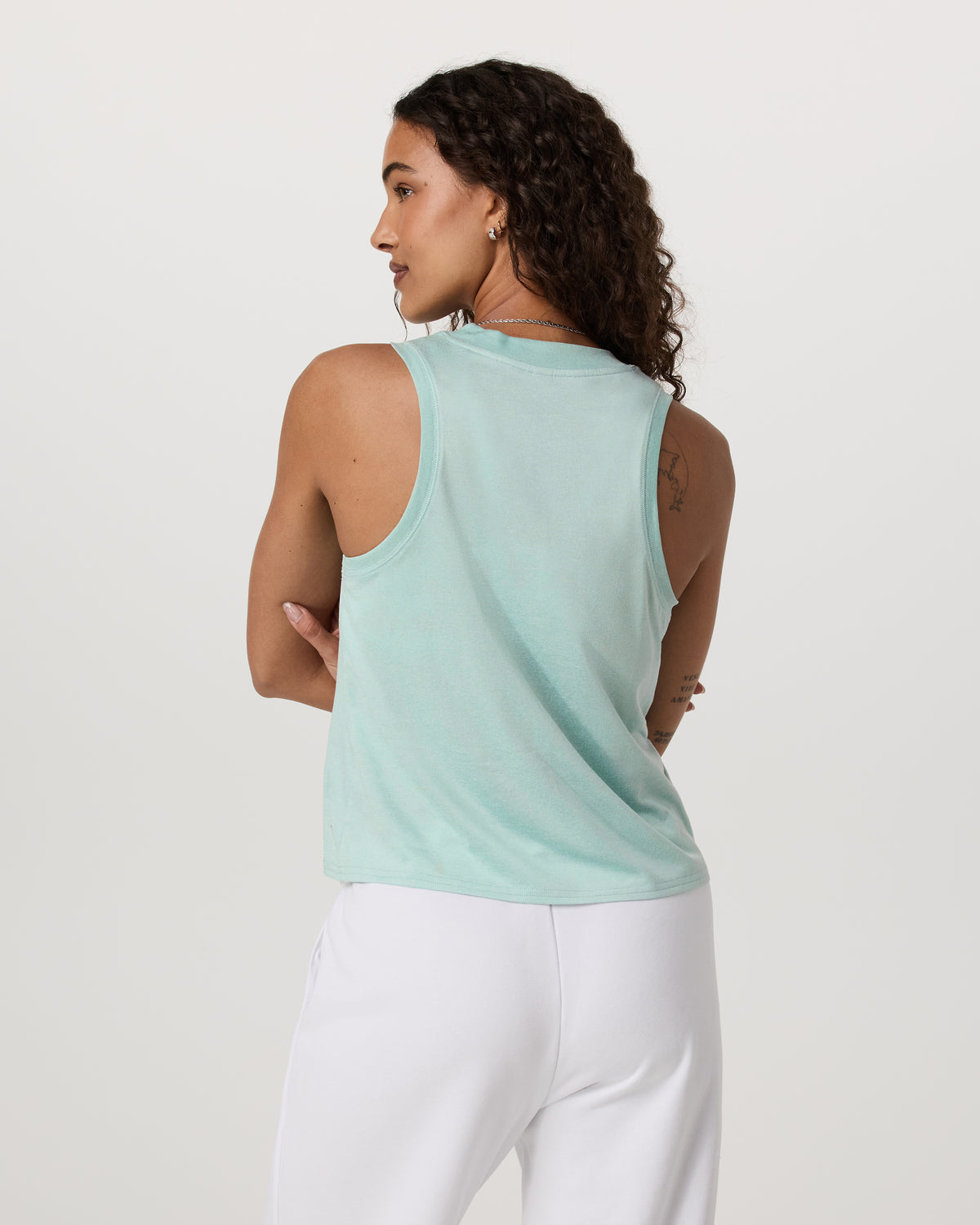 Energy Top Women's Spearmint Heather Tank Top | Vuori online
