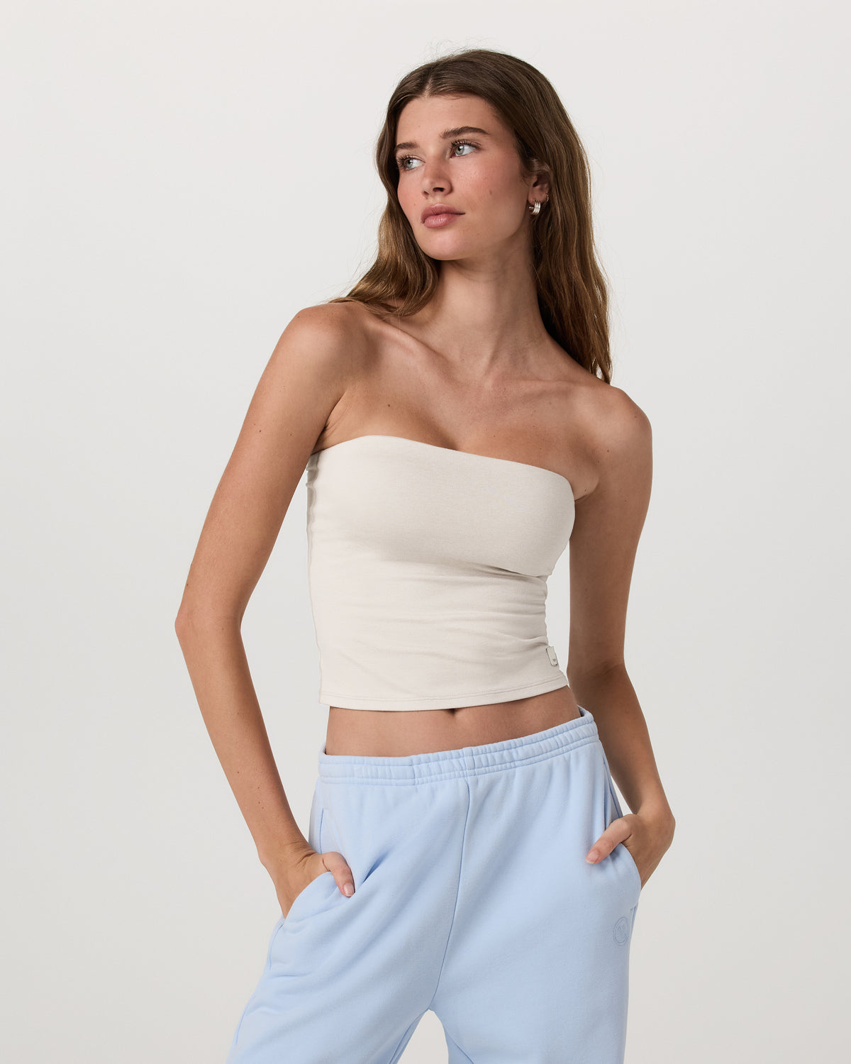 Halo Tube Top Women's Ecru Heather Tube Top | Vuori outlet