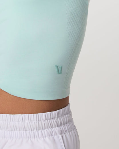 Surge Seamless Tank Women's Spearmint Performance Top | Vuori shop