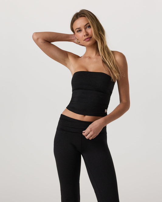 Halo Tube Top Women's Black Heather Tube Top | Vuori for sale