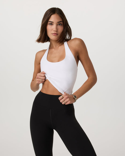 Vuori AllTheFeels™ Halter White | Vuori outlet