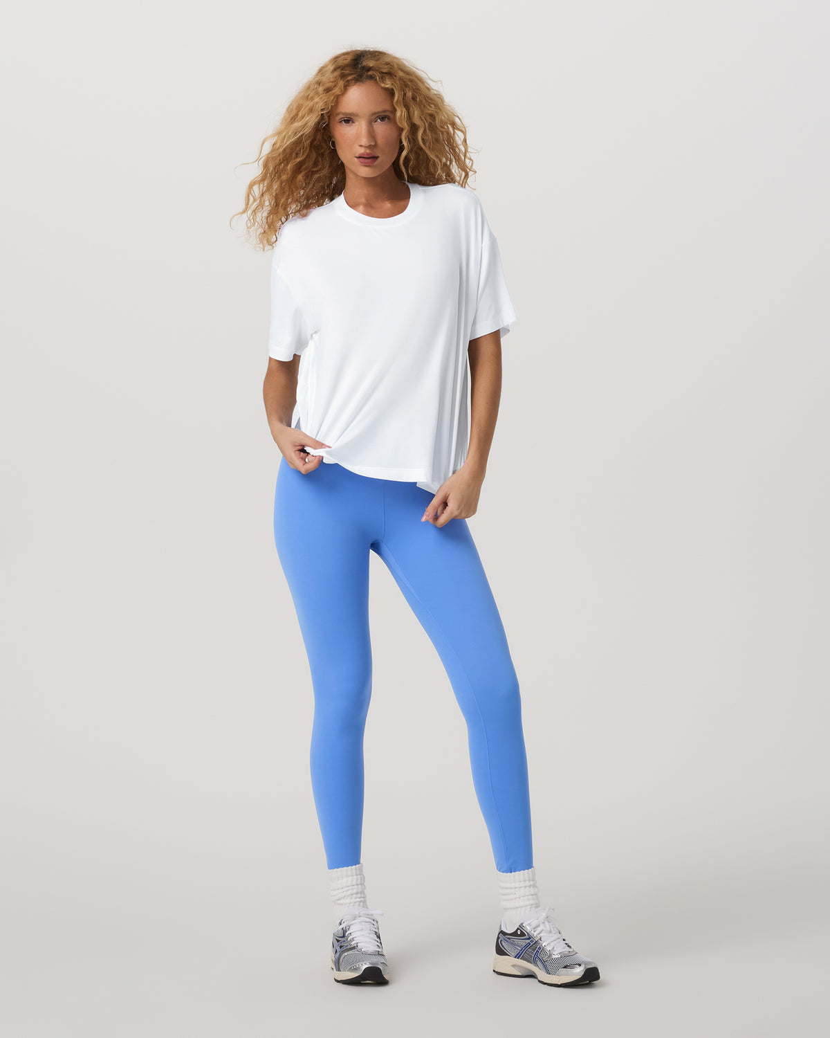 Energy Long Tee Women's White Performance Tee Shirt | Vuori online