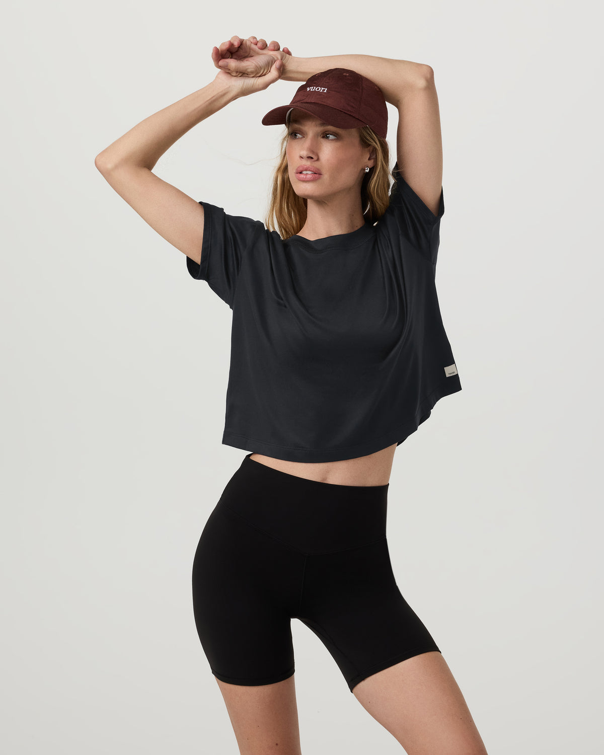 Energy Tee Women's Black Heather Oversized Tee | Vuori discount