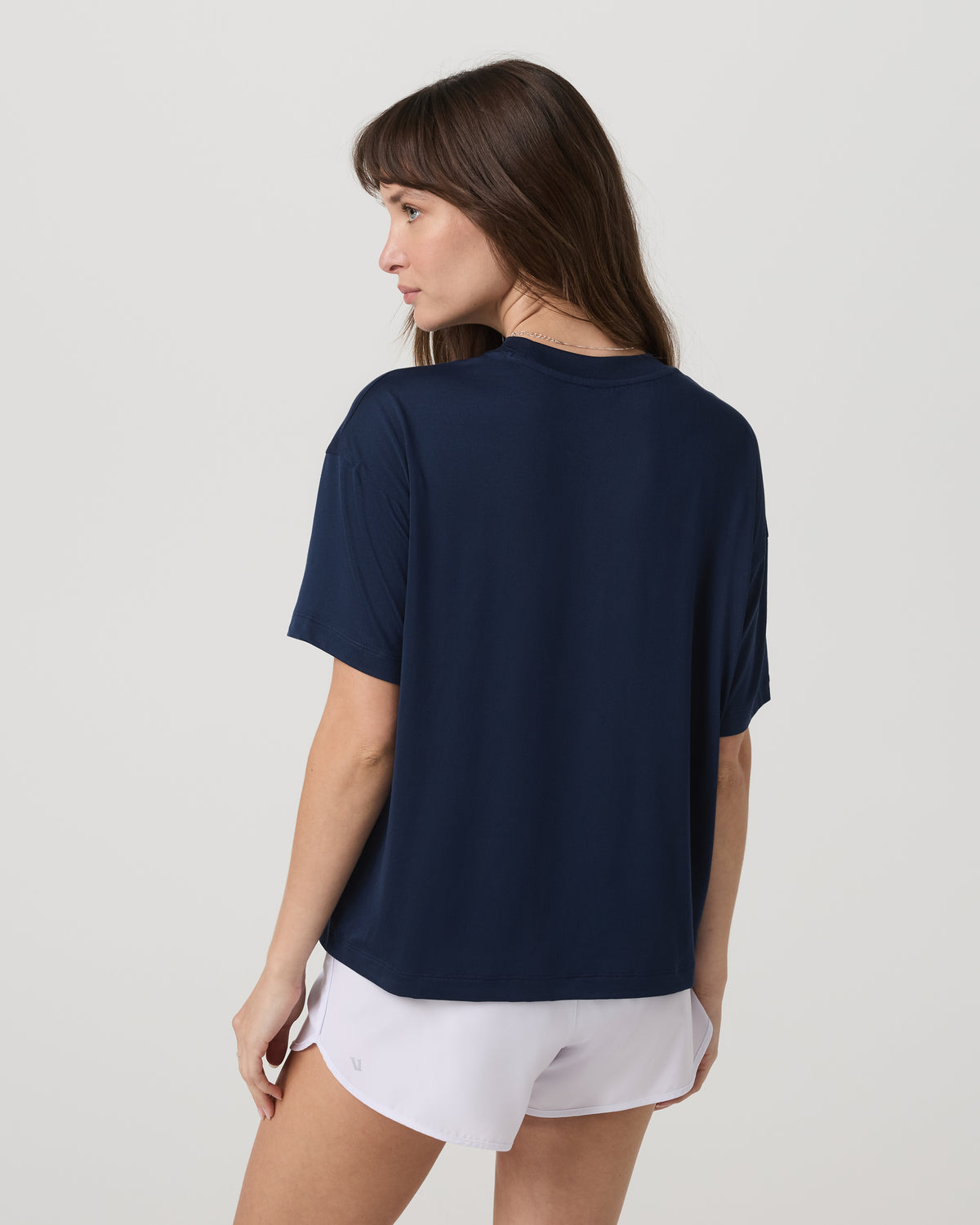 Energy Long Tee Women's Blue Coast Fitness Tee Shirt | Vuori shop