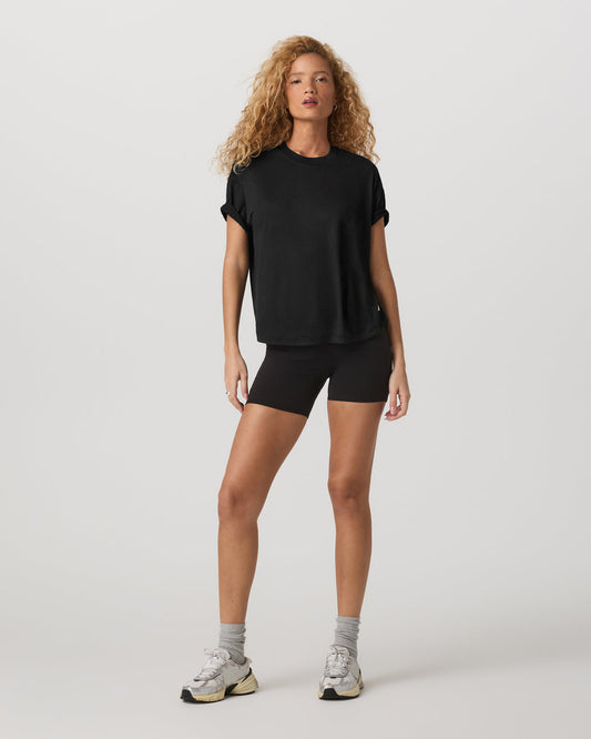 Energy Long Tee Women's Black Heather Fitness Tee Shirt | Vuori sale