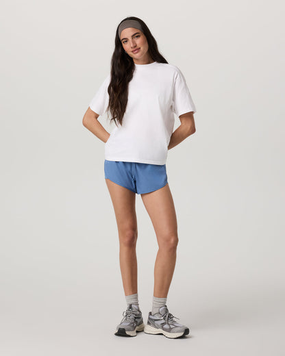 Short Sleeve Heavyweight Oversized Cotton Tee White | Vuori outlet