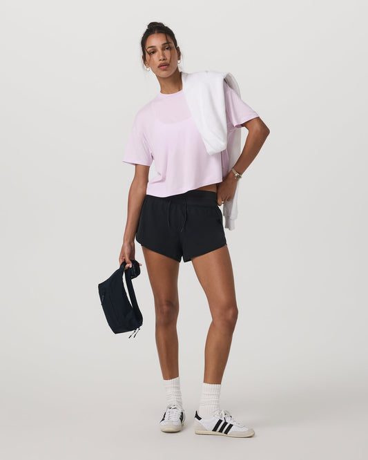 Energy Tee Women's Lilac Breeze Heather Oversized Shirt | Vuori sale