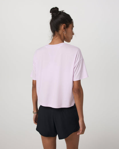 Energy Tee Women's Lilac Breeze Heather Oversized Shirt | Vuori sale