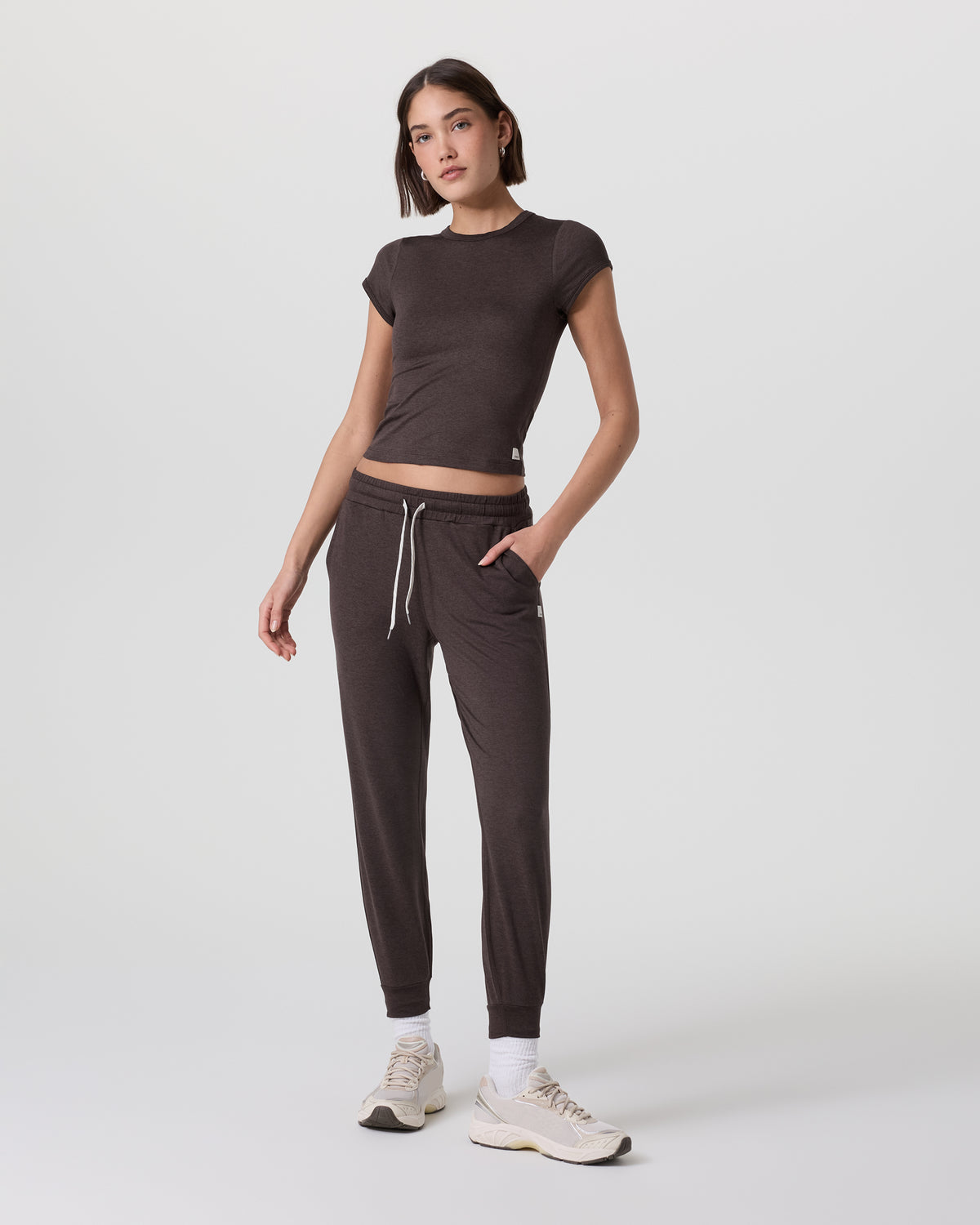 Halo Baby Tee Java Heather | Vuori discount