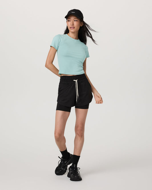 Pose Fitted Tee Sea Spray | Vuori sale