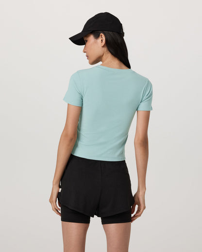 Pose Fitted Tee Sea Spray | Vuori sale