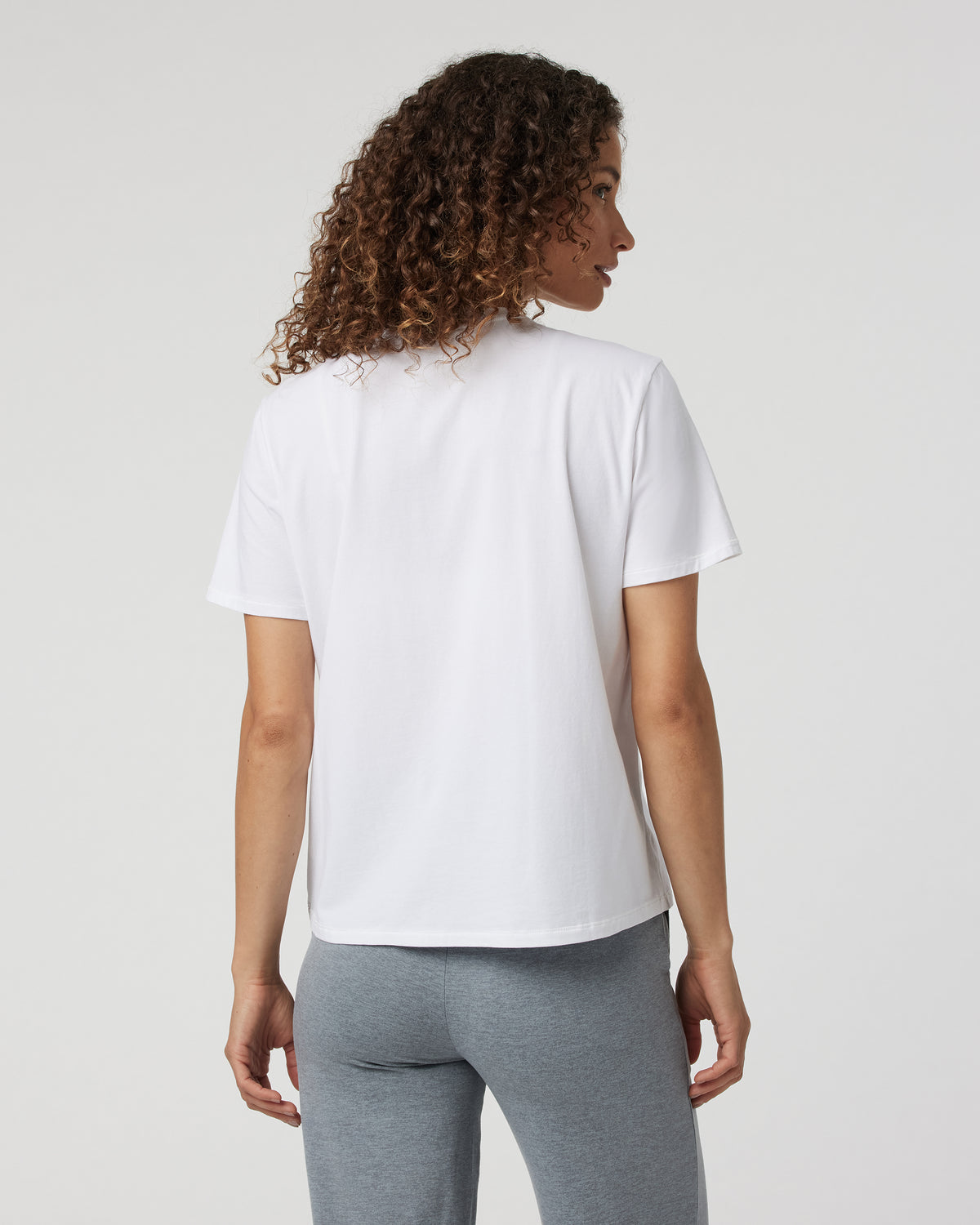 Feather Tee Women's White Lightweight Tee | Vuori shop