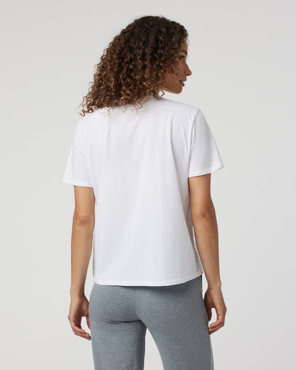Feather Tee Women's White Lightweight Tee | Vuori shop
