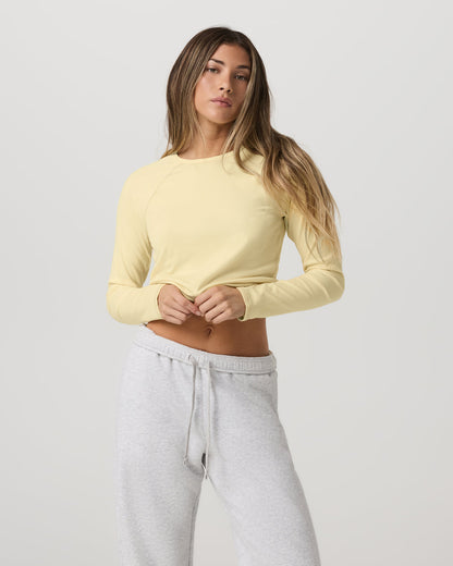 Long Sleeve Pose Crew Women's Lemon Snap Long Sleeve | Vuori online