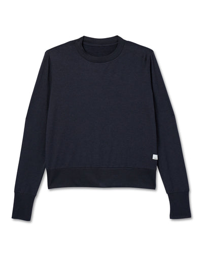 Daydream Crew Lightweight Black Long Sleeve Shirt | Vuori shop