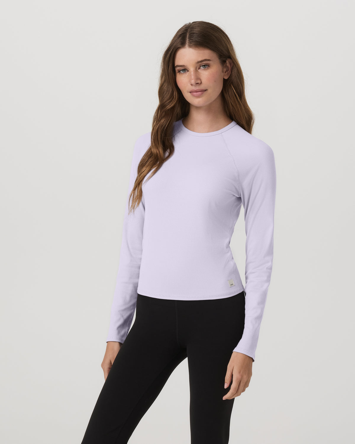 Long Sleeve Pose Crew Women's Lavender Ice Crewneck | Vuori outlet