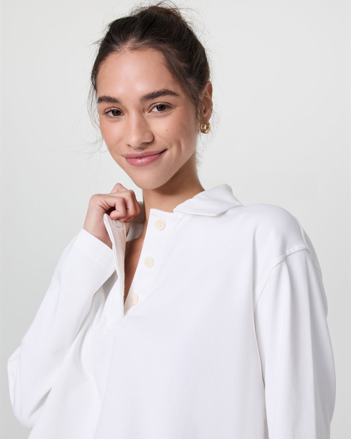 Mackenzie Rugby Polo White | Vuori for sale