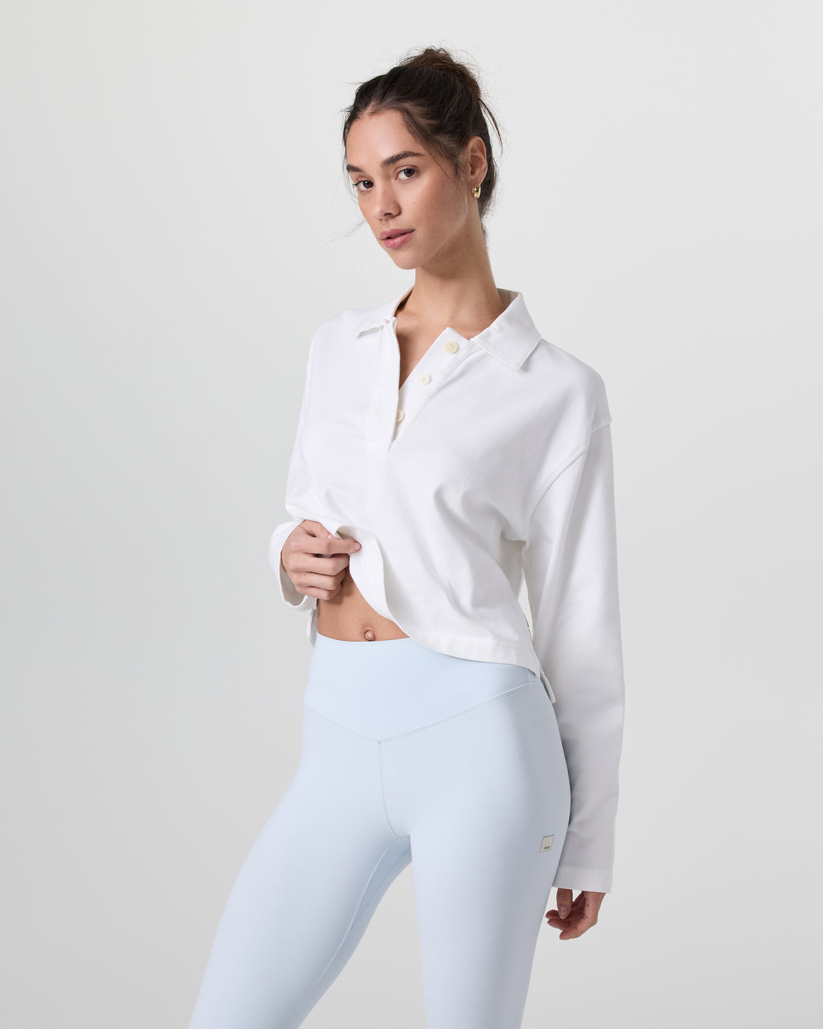 Mackenzie Rugby Polo White | Vuori for sale