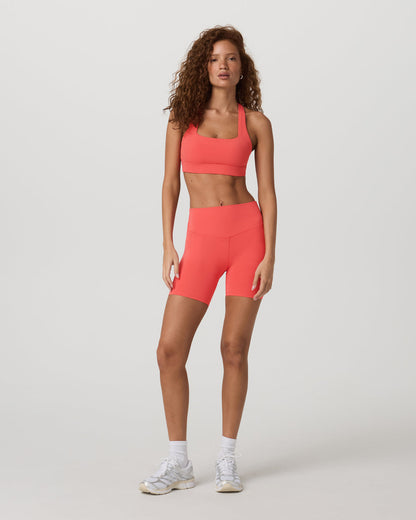 Daily Form Bra Women's Bright Coral Sports Bra | Vuori outlet