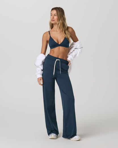 Halo Triangle Bra Blue Coast Heather Low-Support Bra | Vuori shop