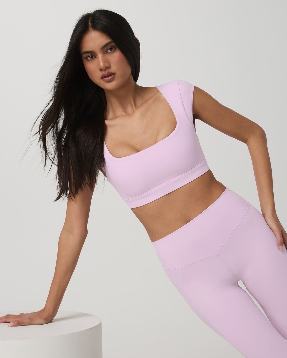 Vuori AllTheForm™ Short Sleeve Bra Women's Orchid Whisper Bra | Vuori onsale