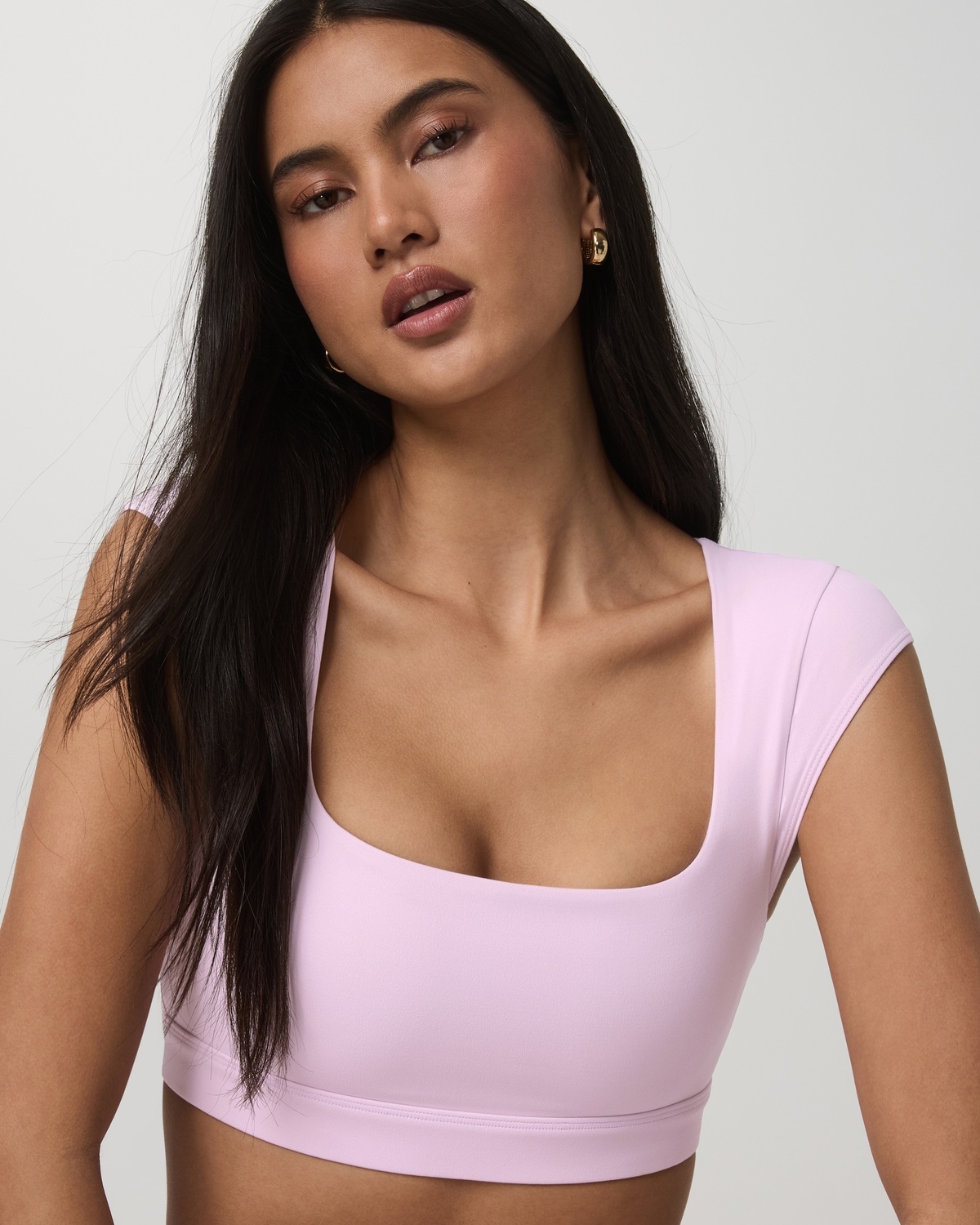 Vuori AllTheForm™ Short Sleeve Bra Women's Orchid Whisper Bra | Vuori onsale