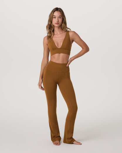 Vuori AllTheFeels™ Triangle Bra Women's Bra in Rum | Vuori sale