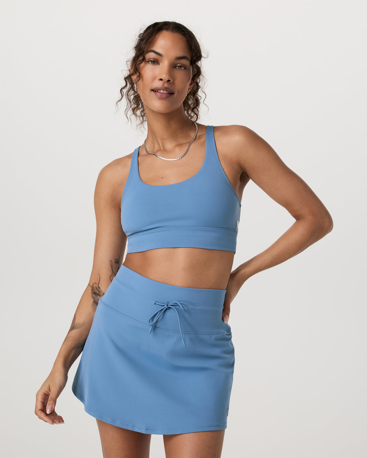 Yosemite Longline Bra Light French Blue Sports Bra | Vuori discount