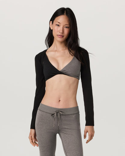 Halo Reversible Bra Women's Chia Heather Sports Bra | Vuori shop