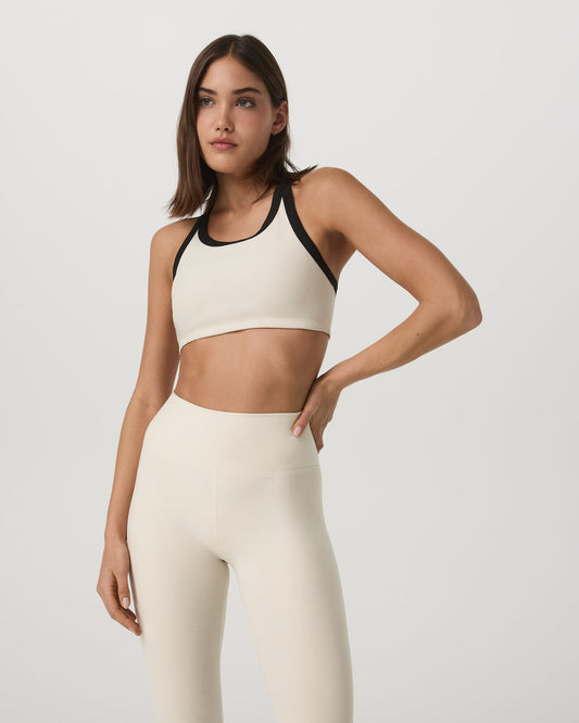 Elevation Racer Bra Women's Bone Heather Sports Bra | Vuori discount