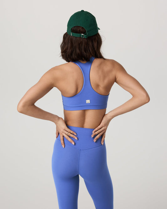 Vuori AllTheForm™ High Neck Bra Bright Iris Sports Bra | Vuori sale