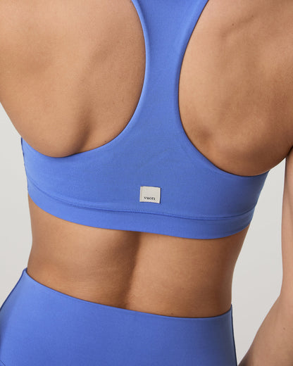 Vuori AllTheForm™ High Neck Bra Bright Iris Sports Bra | Vuori sale