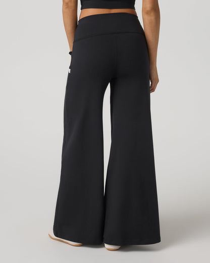Halo Easy Wideleg Pant Women's Solid Black Wideleg Pants | Vuori discount