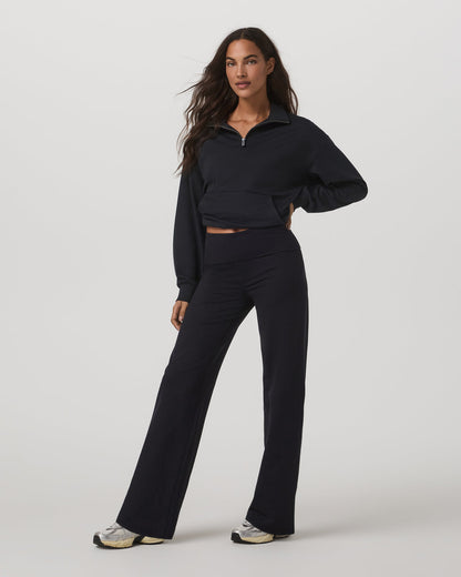 Granite Foldover Straight Leg Women's Black Heather Pant | Vuori sale