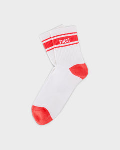 White/Bright Coral